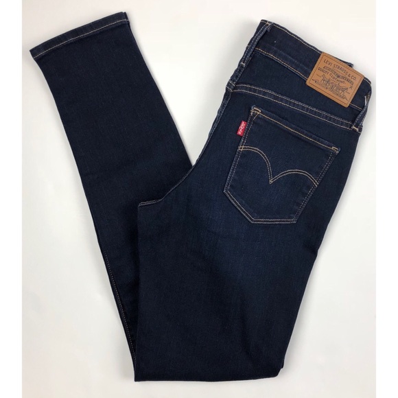Big E Levi's X Women's Blue 711 Skinny Jeans - Picture 4 of 8